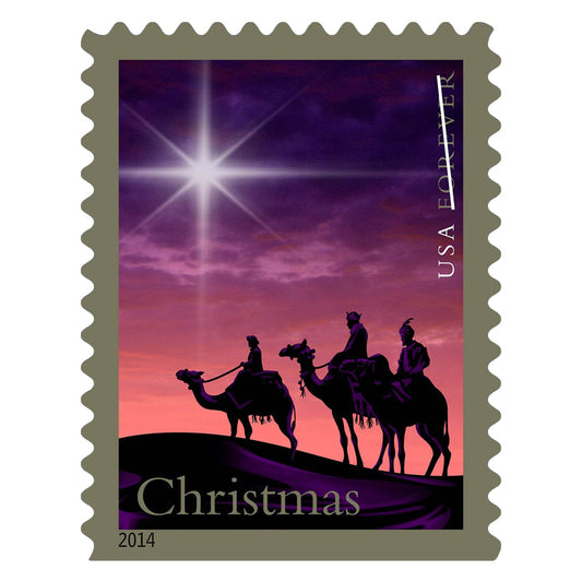 Christmas Magi  Forever  Stamps 2014
